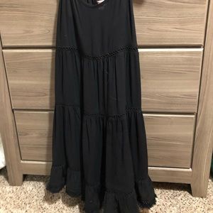 Black sun dress